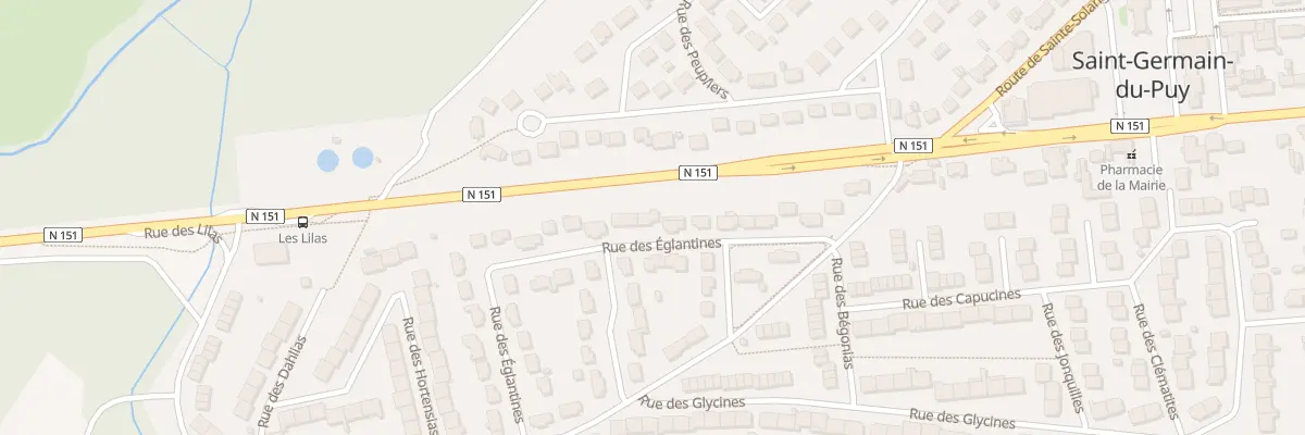 Plan du 20 Rue des Eglantines à Saint-Germain-du-Puy