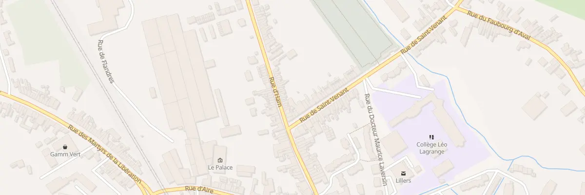 Plan du 47 Rue d’Ham à Lillers