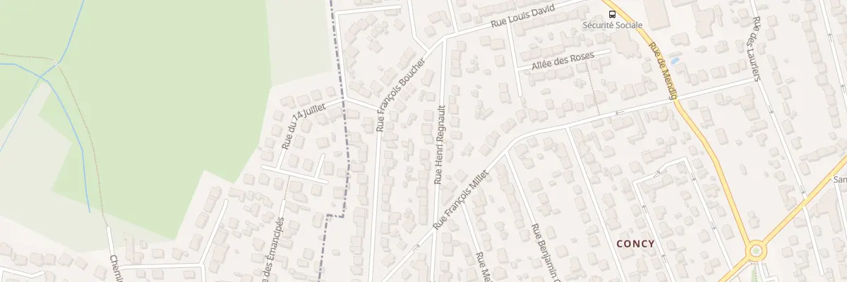 Plan du 33 Rue Henri Regnault à Yerres