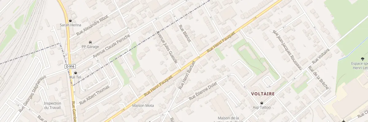 Plan du 58 Rue Henri Pauquet à Creil