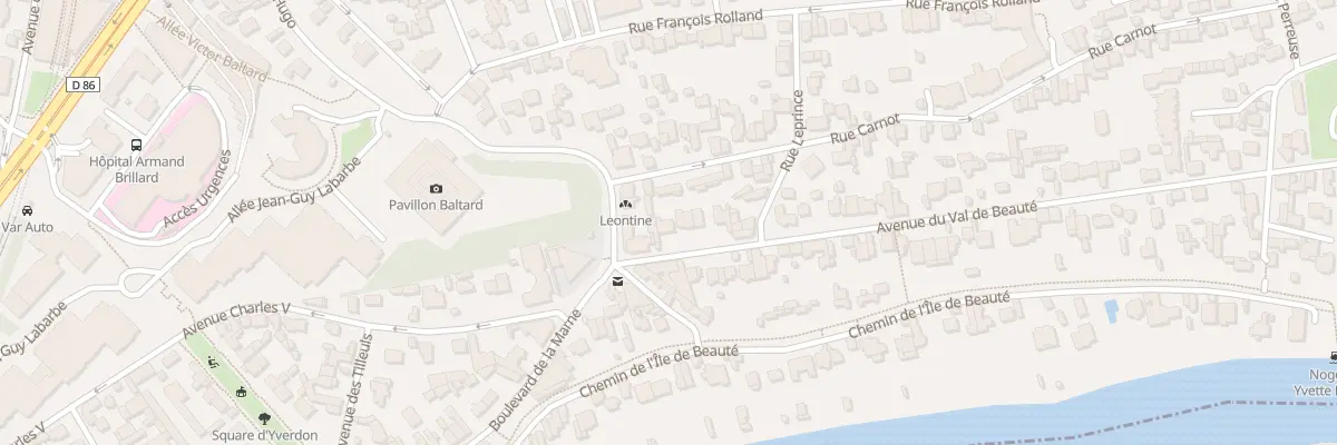Plan du 3 Av du Val de Beauté à Nogent-sur-Marne