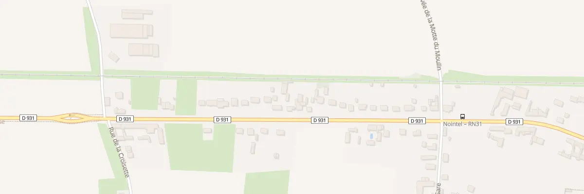 Plan du 285 Rte de la Jacquerie à Nointel
