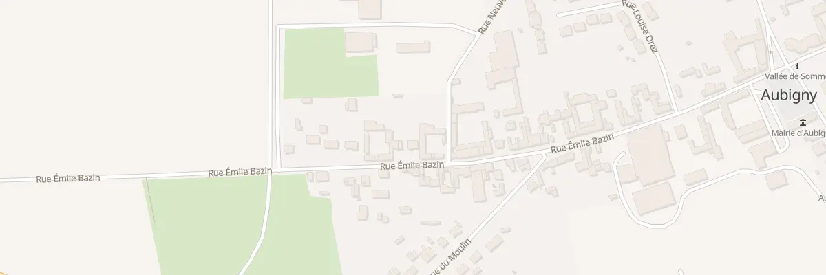 Plan du 46B Rue Emile Bazin à Aubigny