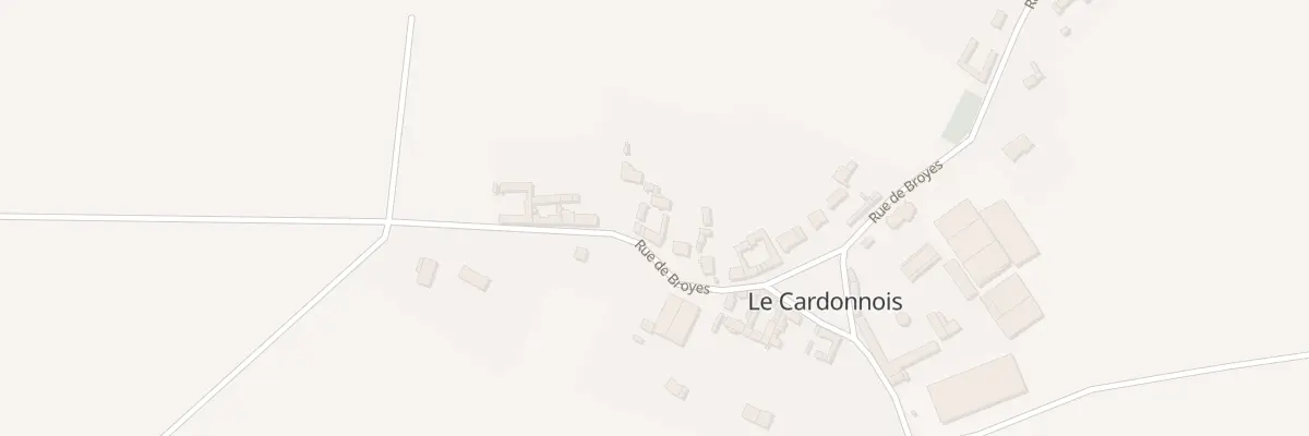 Plan du 22 Rue de Broyes au Cardonnois