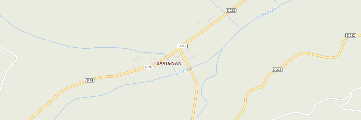 Plan du 23 Savignan à Auriac