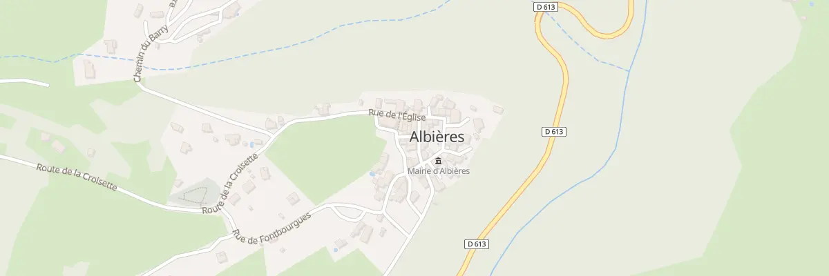 Plan du 6 Rue du Foyer à Albières
