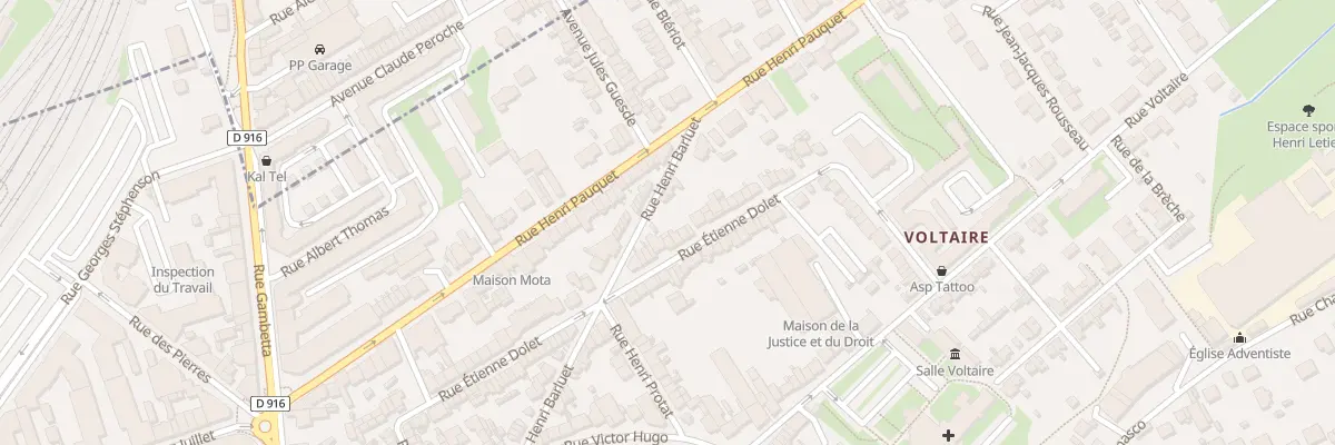 Plan du 48 Rue Etienne Dolet à Creil