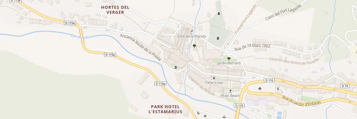 Plan du 7 Vc Carrer de la Vila d’Amunt à Prats-de-Mollo-la-Preste