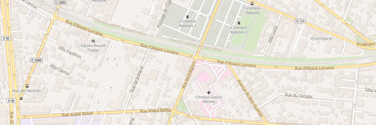 Plan du 2 Rue Bourdignon à Saint-Maur-des-Fossés