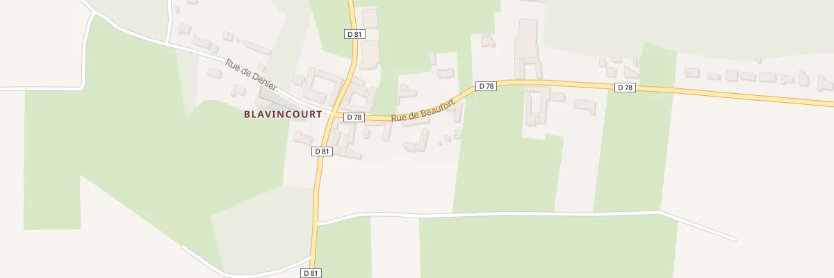 Plan du 90 Rue de Beaufort à Beaufort-Blavincourt