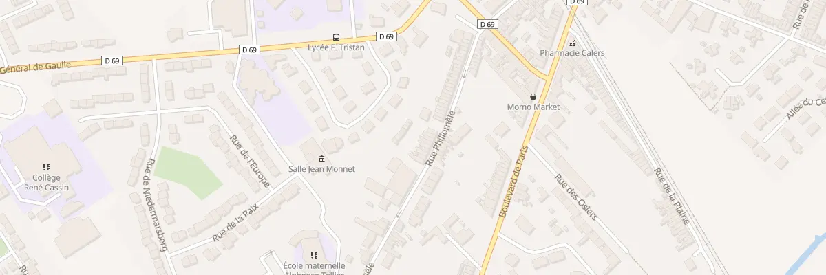 Plan du 63 Rue Philiomel à Lillers