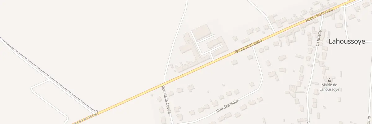 Plan du 540 Rte Nationale à Lahoussoye