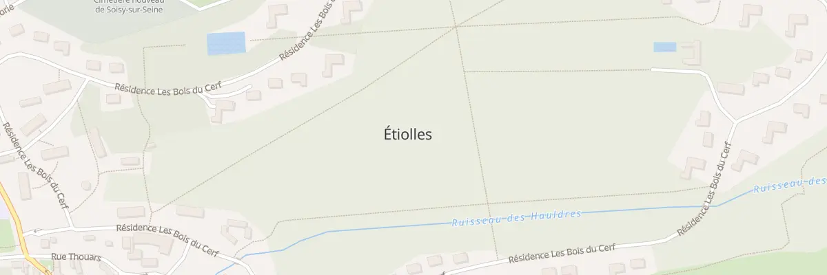Plan du 33 Res les Bois du Cerf à Étiolles