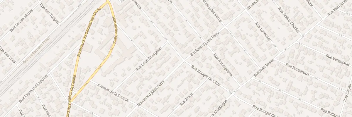 Plan du 45 Bd Jules Ferry à Goussainville