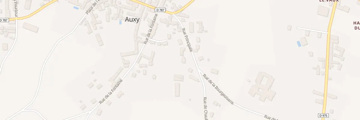 Plan du 3 Rue Principale à Auxy