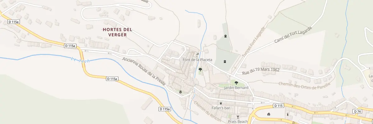 Plan du 9 Vc Carrer de les Muralles à Prats-de-Mollo-la-Preste