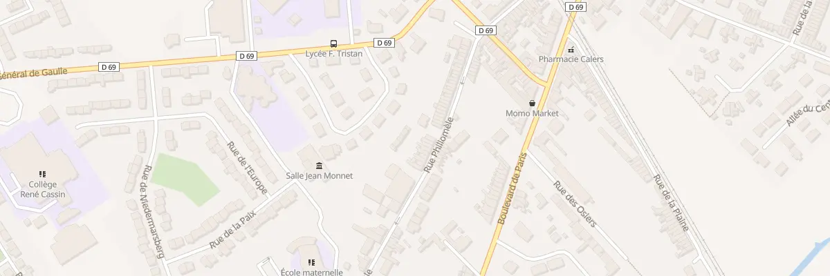 Plan du 59 Rue Philiomel à Lillers