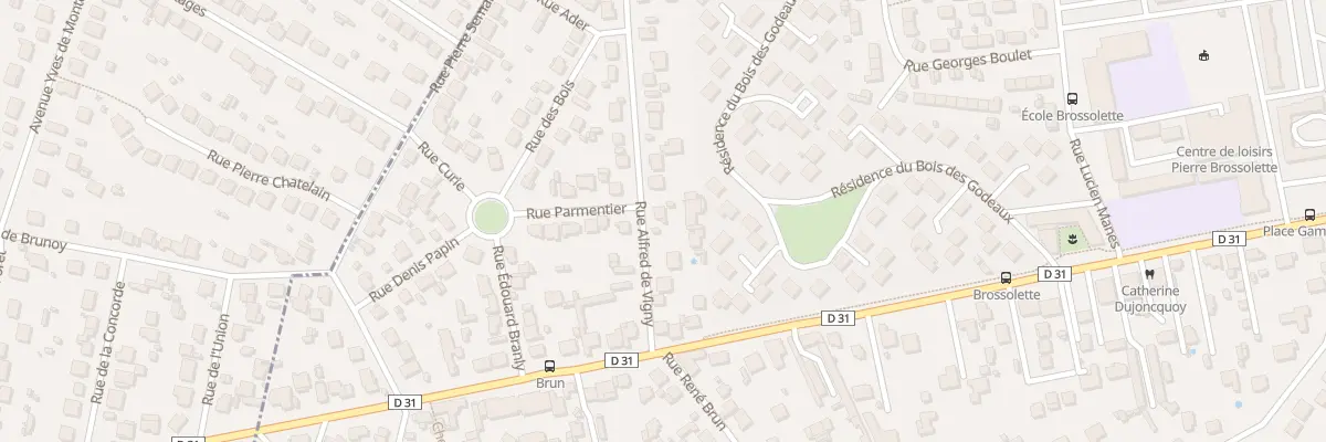 Plan du 8 Rue Alfred de Vigny à Yerres