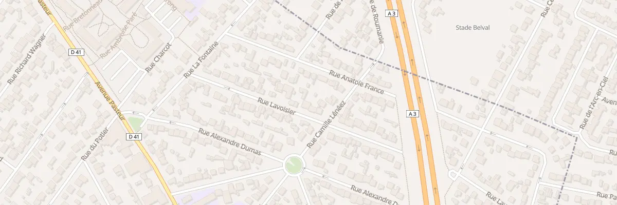 Plan du 29 Rue Lavoisier au Blanc-Mesnil