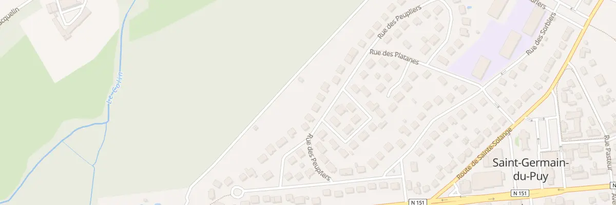 Plan du 48 Rue des Peupliers à Saint-Germain-du-Puy