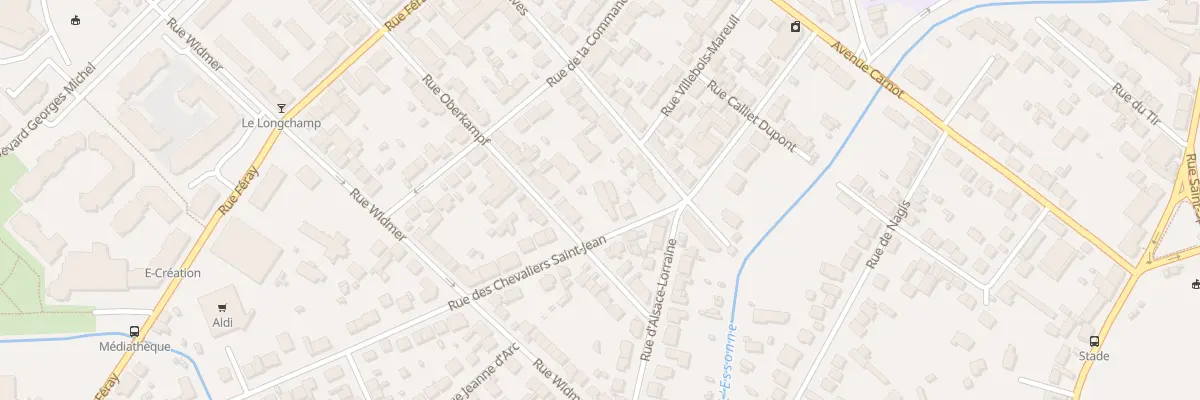 Plan du 8 Rue Chevaliers Saint Jean à Corbeil-Essonnes