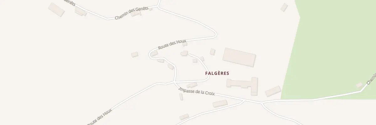 Plan du 5036 Falgeres à Saint-Martin-Valmeroux