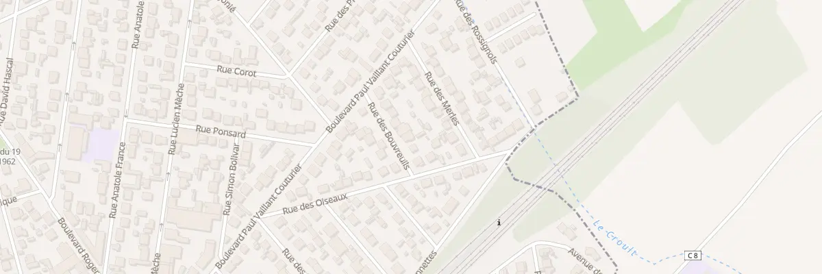 Plan du 6 Rue des Bouvreuils à Goussainville