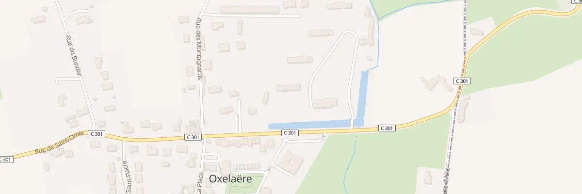 Plan de Chateau d’Oxelaere à Oxelaëre