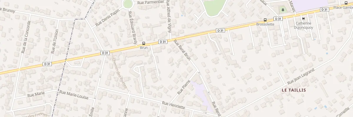 Plan du 6 Rue René Brun à Yerres