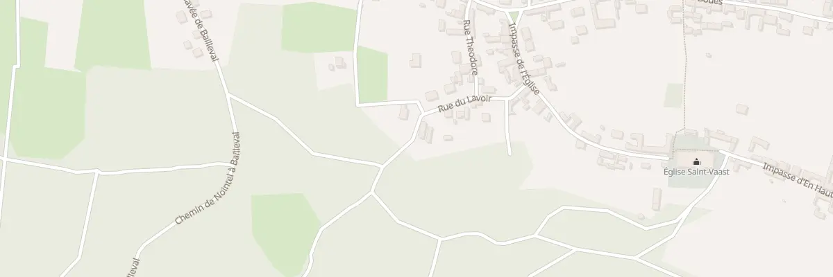 Plan du 9 Rue du Lavoir à Nointel