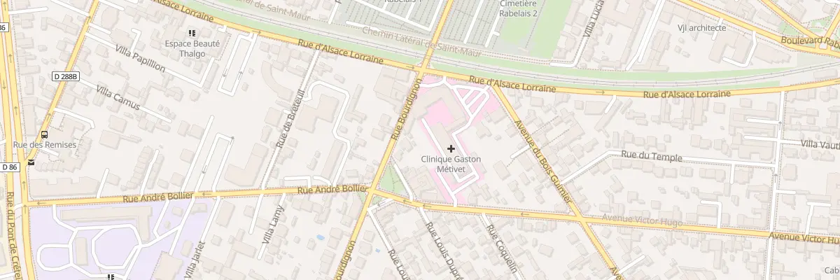 Plan du 3 Rue Bourdignon à Saint-Maur-des-Fossés