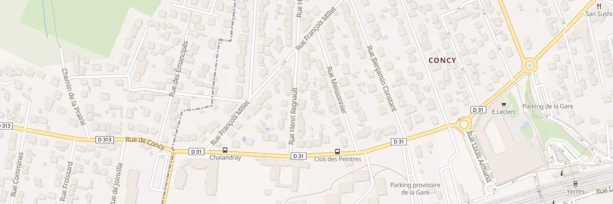 Plan du 14 Rue Henri Regnault à Yerres