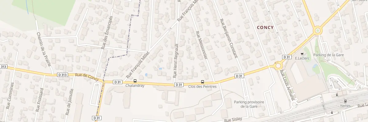 Plan du 10 Rue Henri Regnault à Yerres