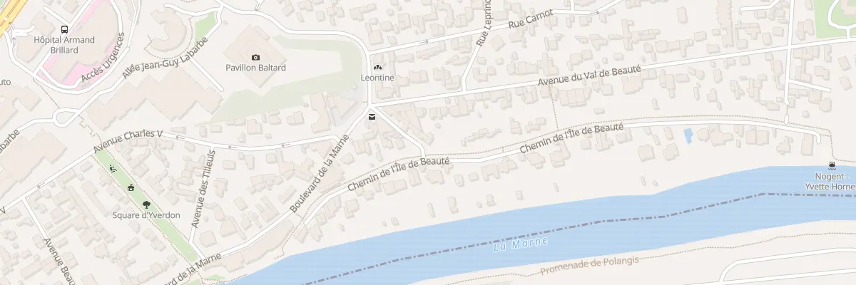 Plan du 7 Che de l’Ile de Beauté à Nogent-sur-Marne