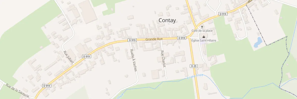 Plan de la Rue Charlot à Contay