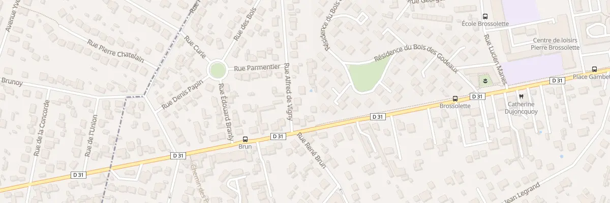 Plan du 4 Rue Alfred de Vigny à Yerres