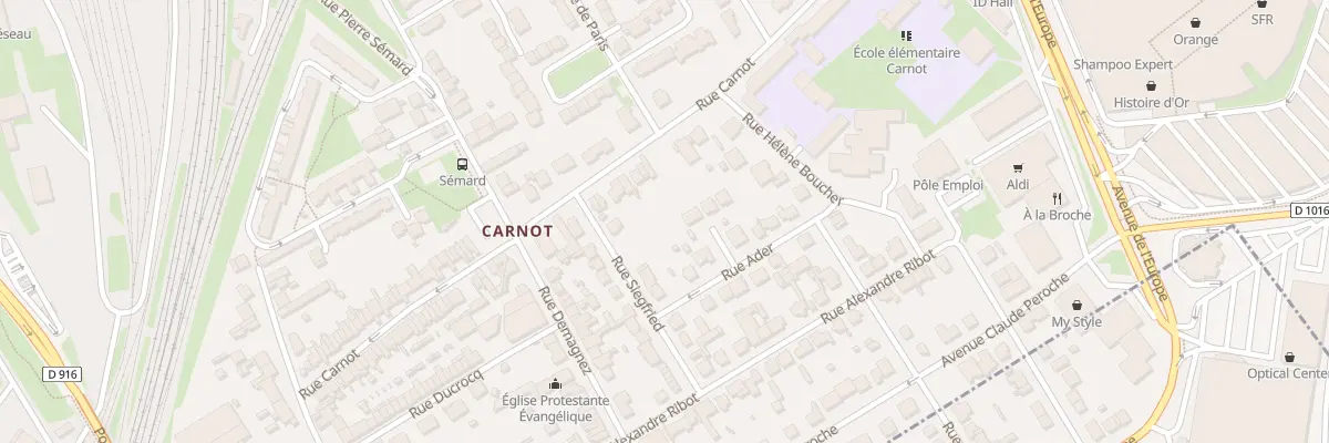 Plan du 128 Rue Carnot à Nogent-sur-Oise
