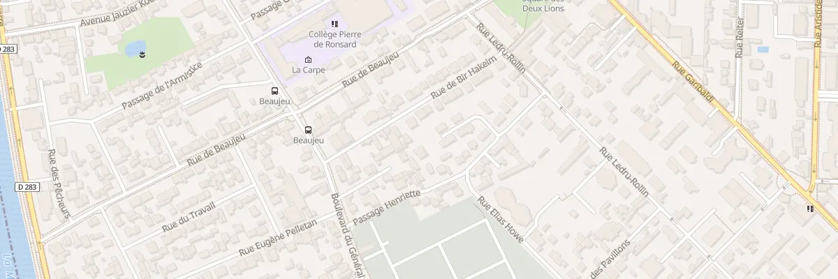 Plan du 23B Rue Bir Hakeim à Saint-Maur-des-Fossés
