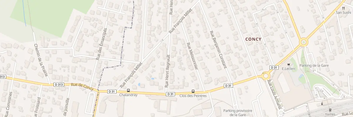Plan du 16 Rue Henri Regnault à Yerres