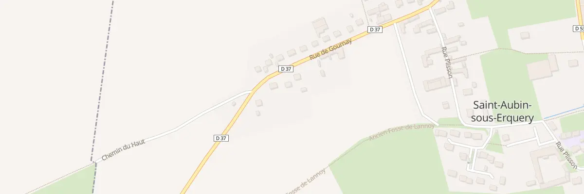 Plan du 16 Rue de Gournay à Saint-Aubin-sous-Erquery