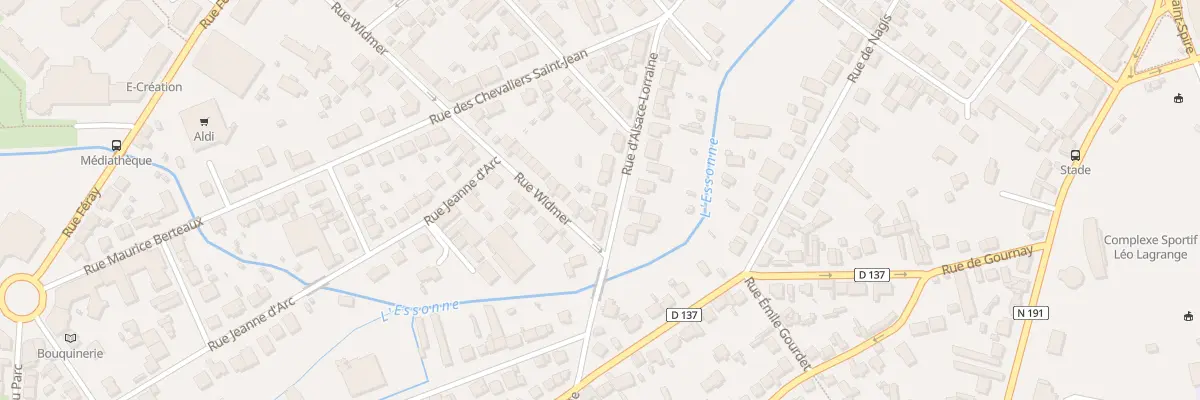 Plan du 22 Rue d’Alsace Lorraine à Corbeil-Essonnes