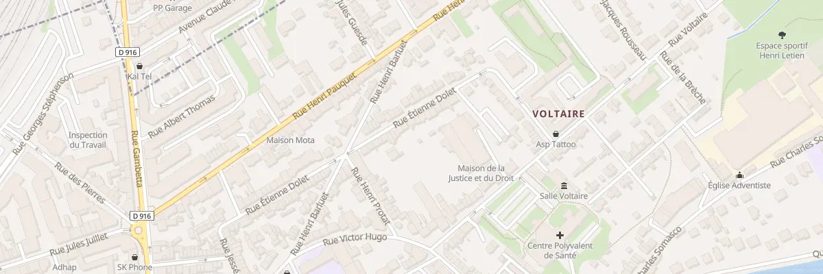 Plan du 49 Rue Etienne Dolet à Creil