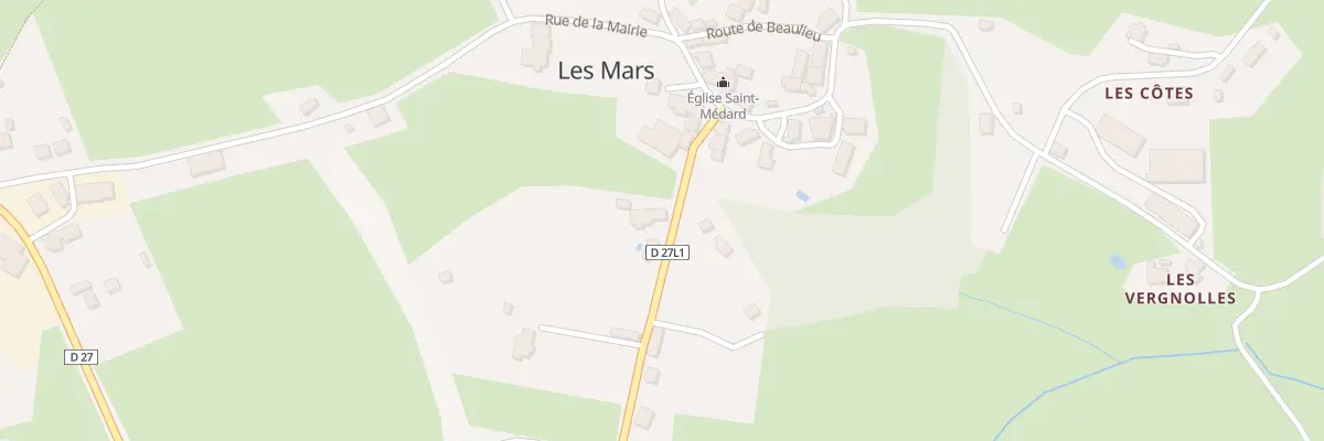 Plan du 8 Rue du Chateau aux Mars