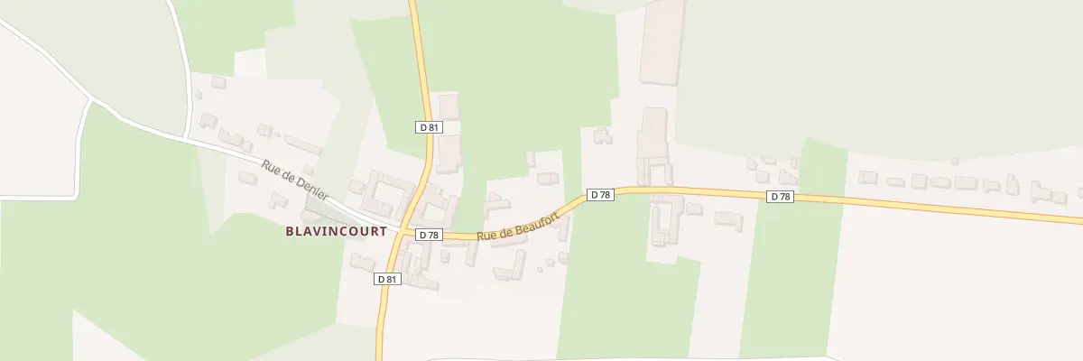 Plan du 127 Rue de Beaufort à Beaufort-Blavincourt