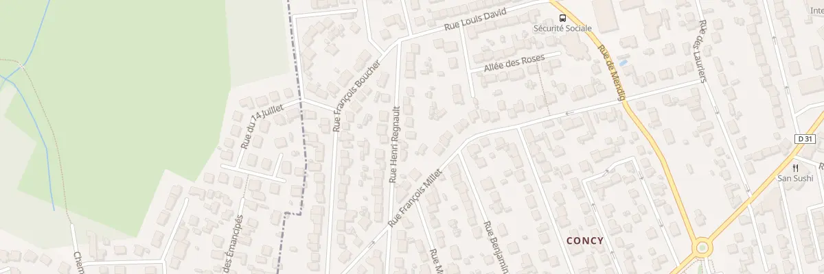 Plan du 36 Rue Henri Regnault à Yerres