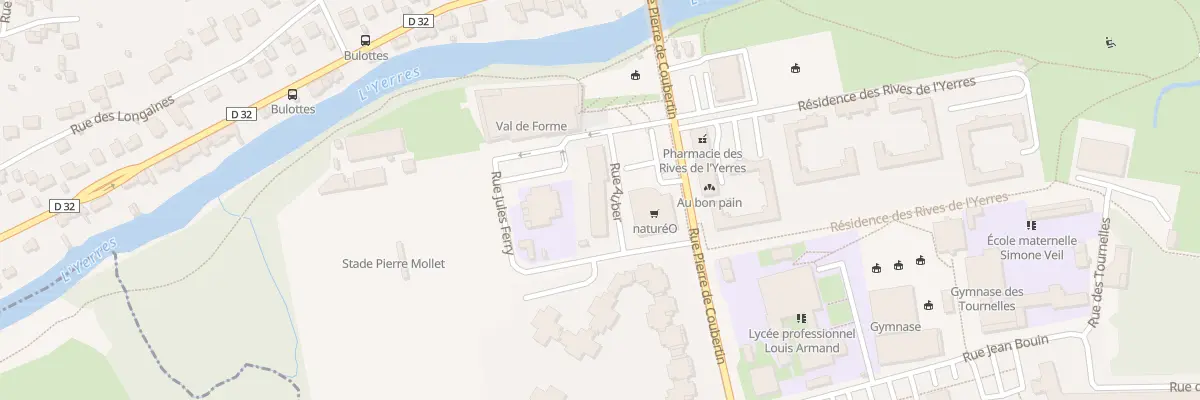 Plan du 3 Rue Auber à Yerres