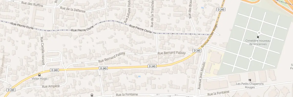 Plan du 30 Rue Bernard Palissy à Fontenay-sous-Bois