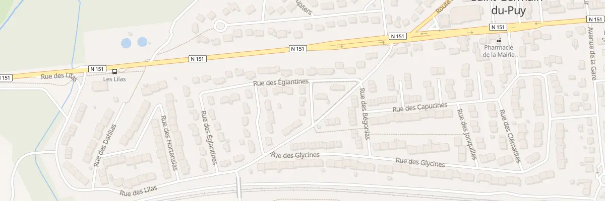 Plan du 4 Rue des Pervenches à Saint-Germain-du-Puy