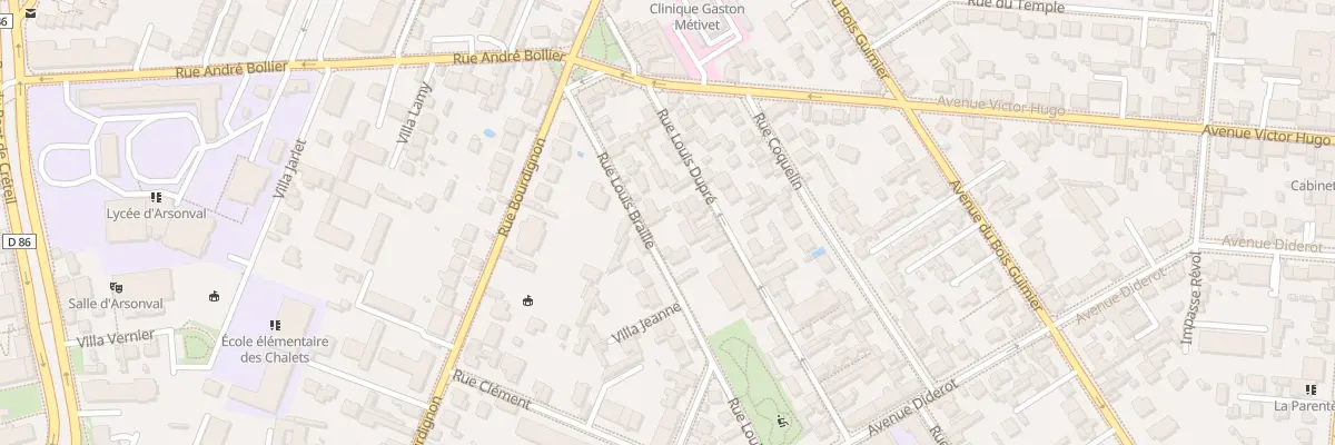Plan du 11 Rue Louis Braille à Saint-Maur-des-Fossés