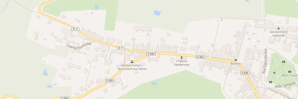 Plan du 2 Rue de Watten à Cassel